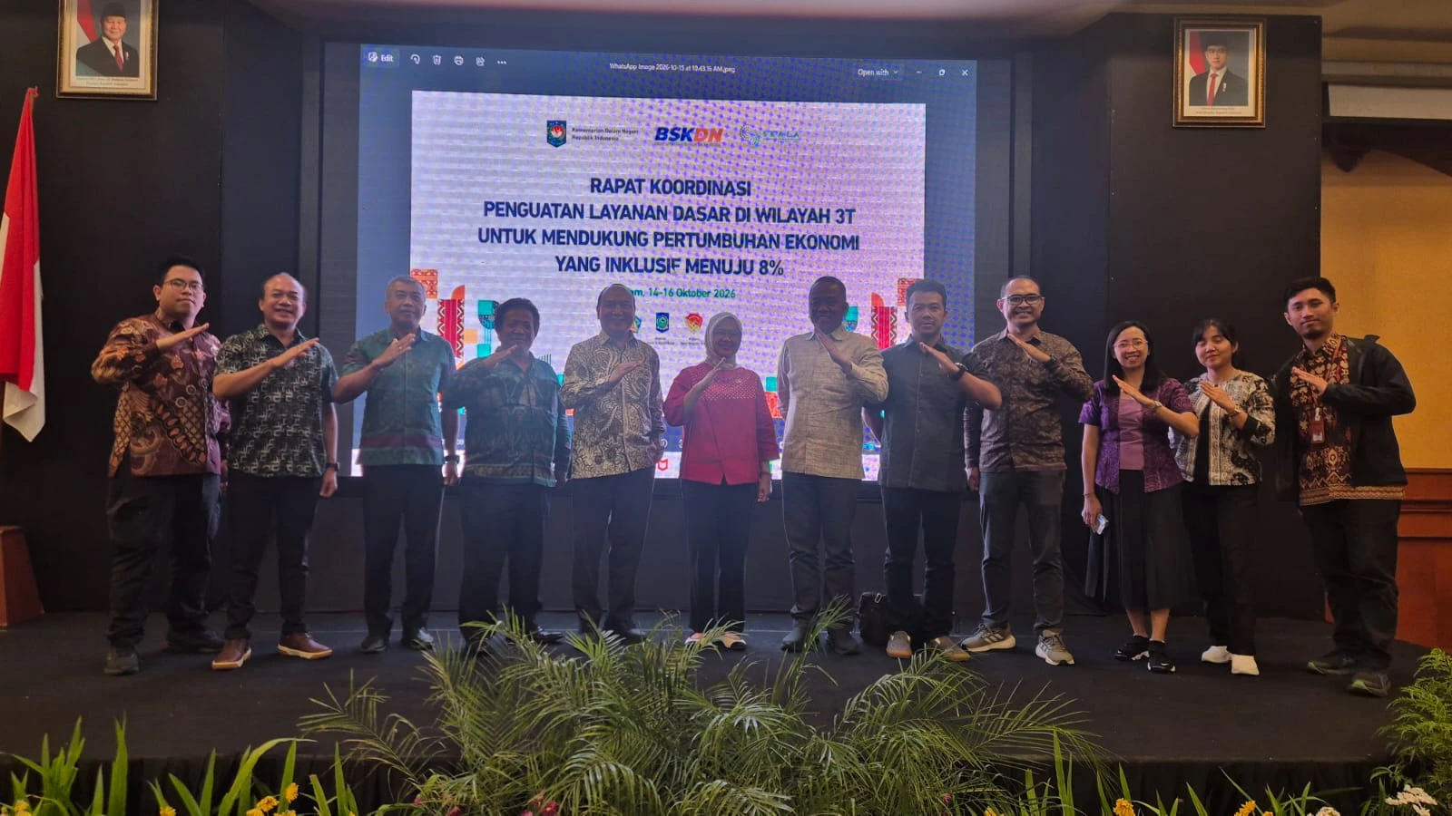 Rapat Penguatan Layanan Dasar di Wilayah 3T