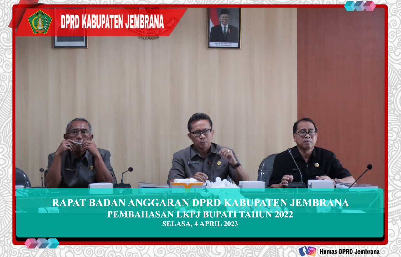 Cover Rapat Paripurna V DPRD Kabupaten Jembrana Masa Persidangan II Tahun Sidang 2022/2023