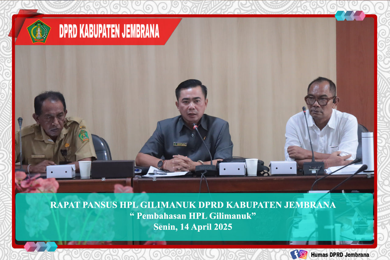 Rapat Kerja Pansus HPL Gilimanuk dihadiri perwakilan masyarakat Gilimanuk cover