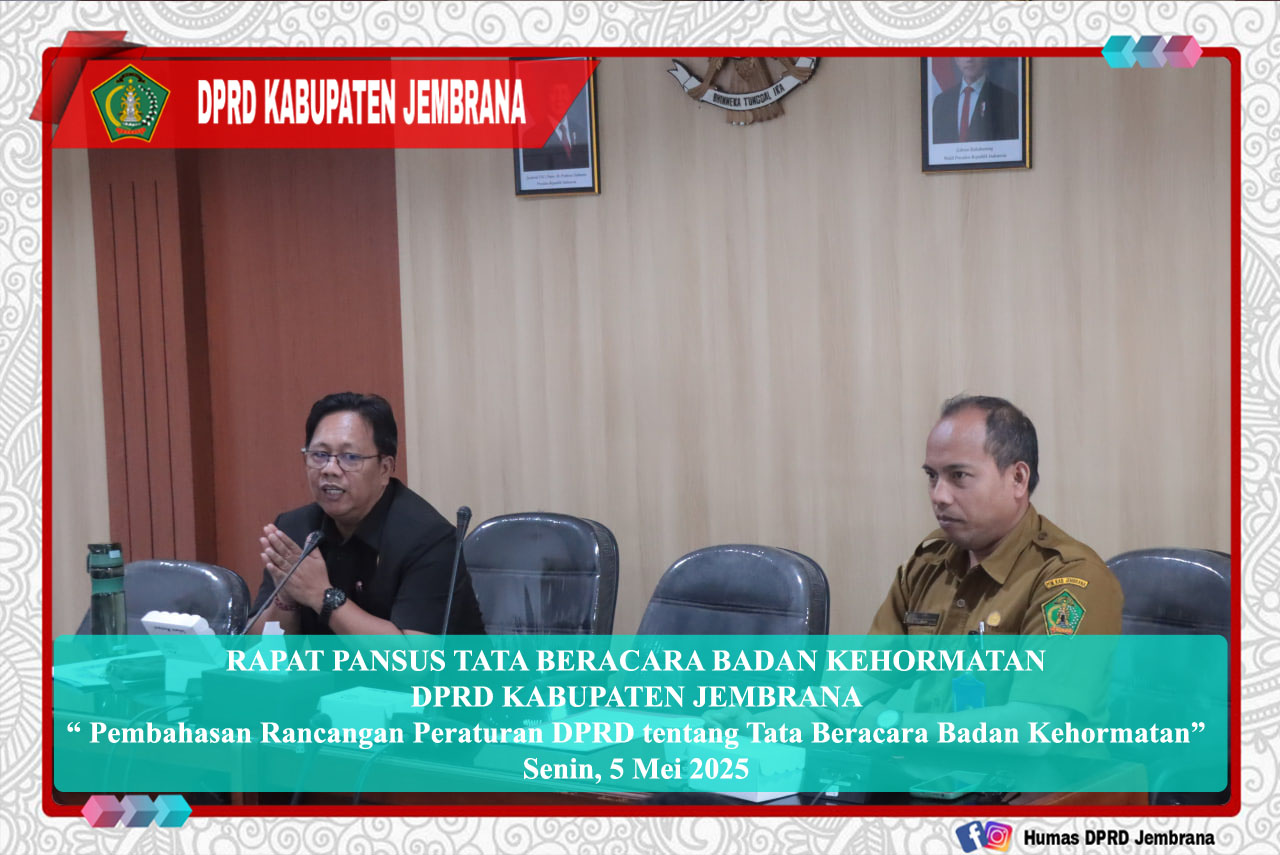 Rapat Pansus Tata Beracara Badan Kehormatan (BK) cover